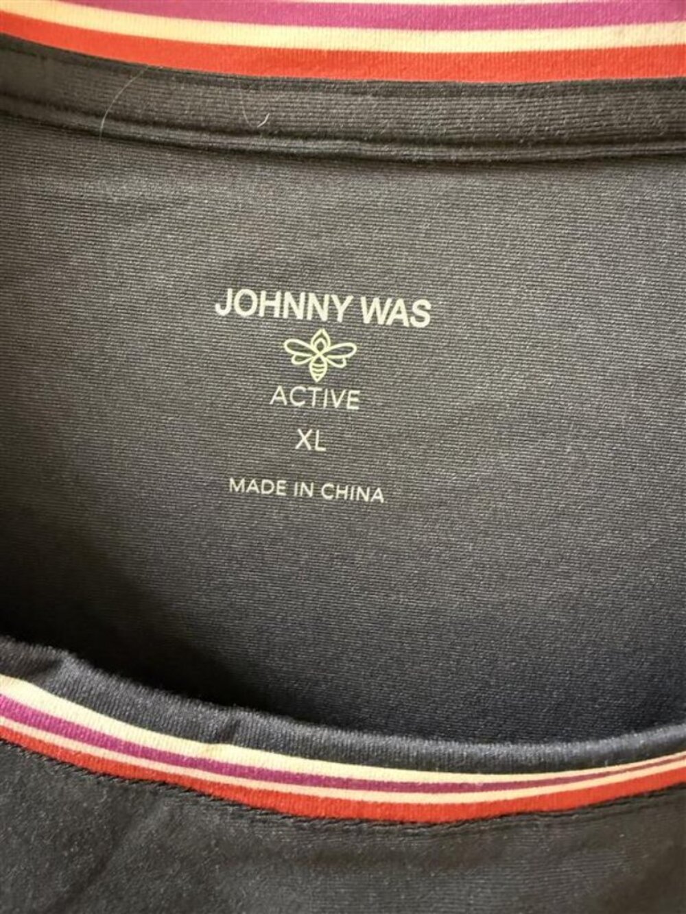 Johnny Was Active Long Sleeve Top - XL - NWT - Navy Athleisure - Picture 4 of 7